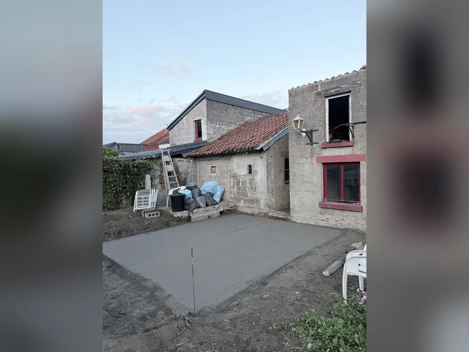 Terras met betonfundering in Zichen – foto 4